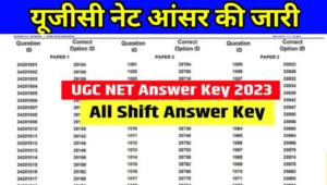 UGC NET December 2023 Answer Key